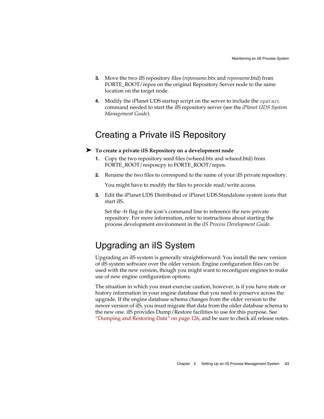 Sun Microsystems 3 manual Creating a Private iIS Repository, Upgrading an iIS System 