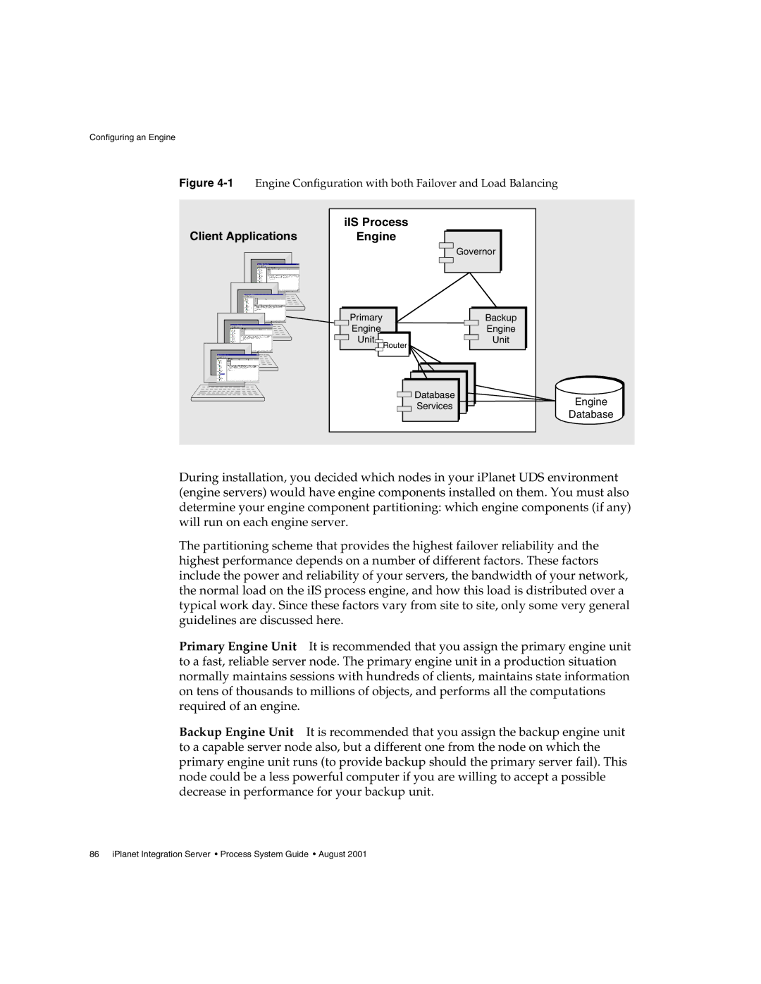 Sun Microsystems 3 manual 1Engine Configuration with both Failover and Load Balancing 