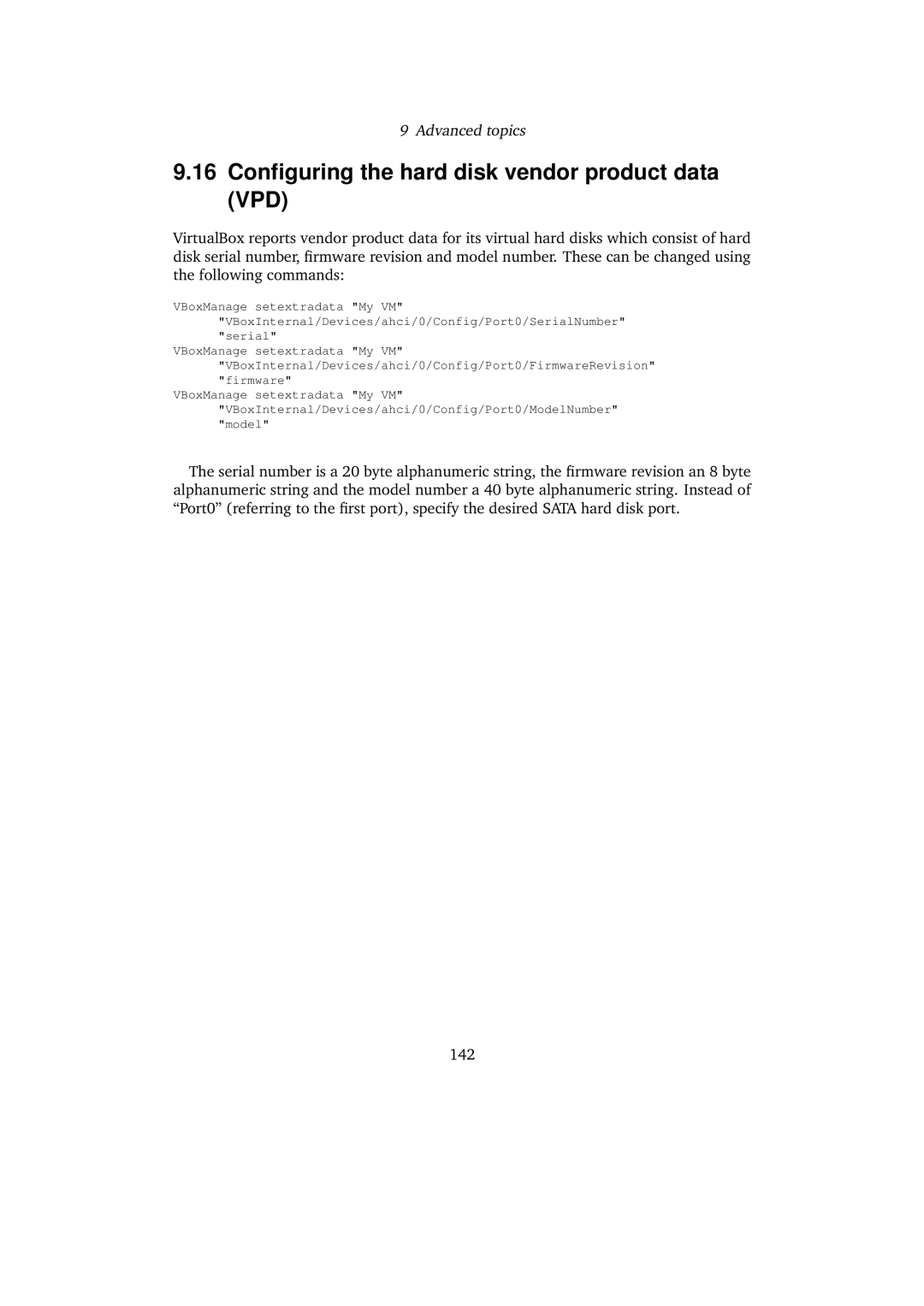 Sun Microsystems 3.0.0 user manual 16 Conﬁguring the hard disk vendor product data VPD 