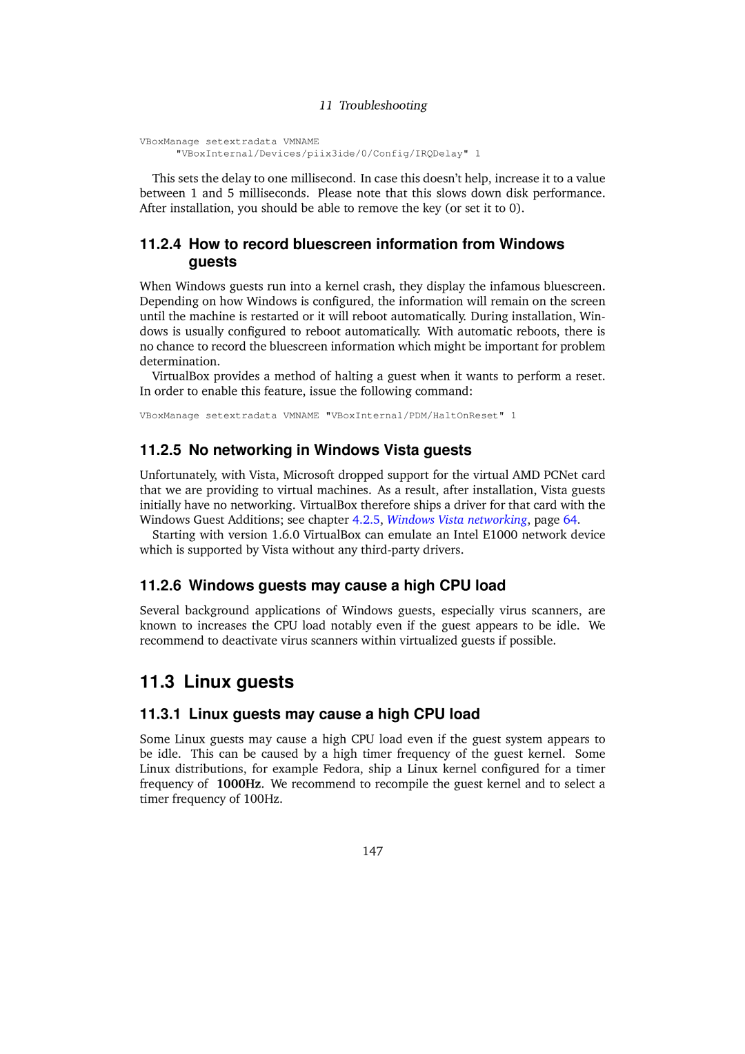 Sun Microsystems 3.0.0 user manual Linux guests, How to record bluescreen information from Windows guests 