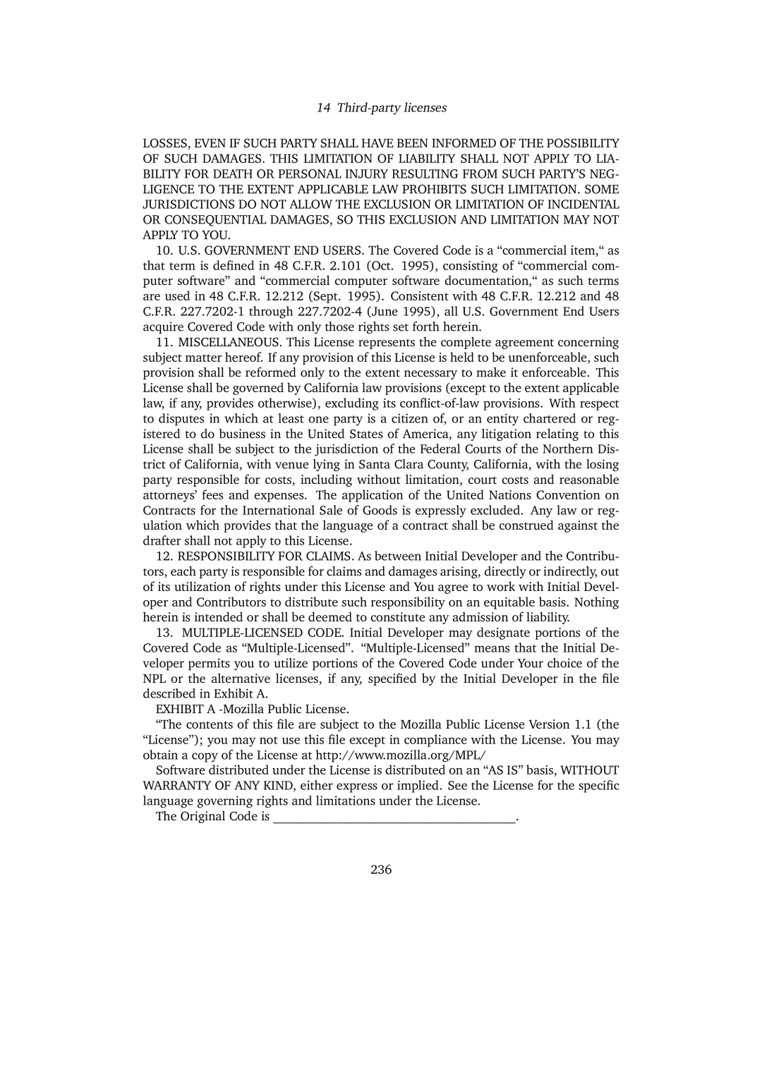 Sun Microsystems 3.0.0 user manual Third-party licenses 