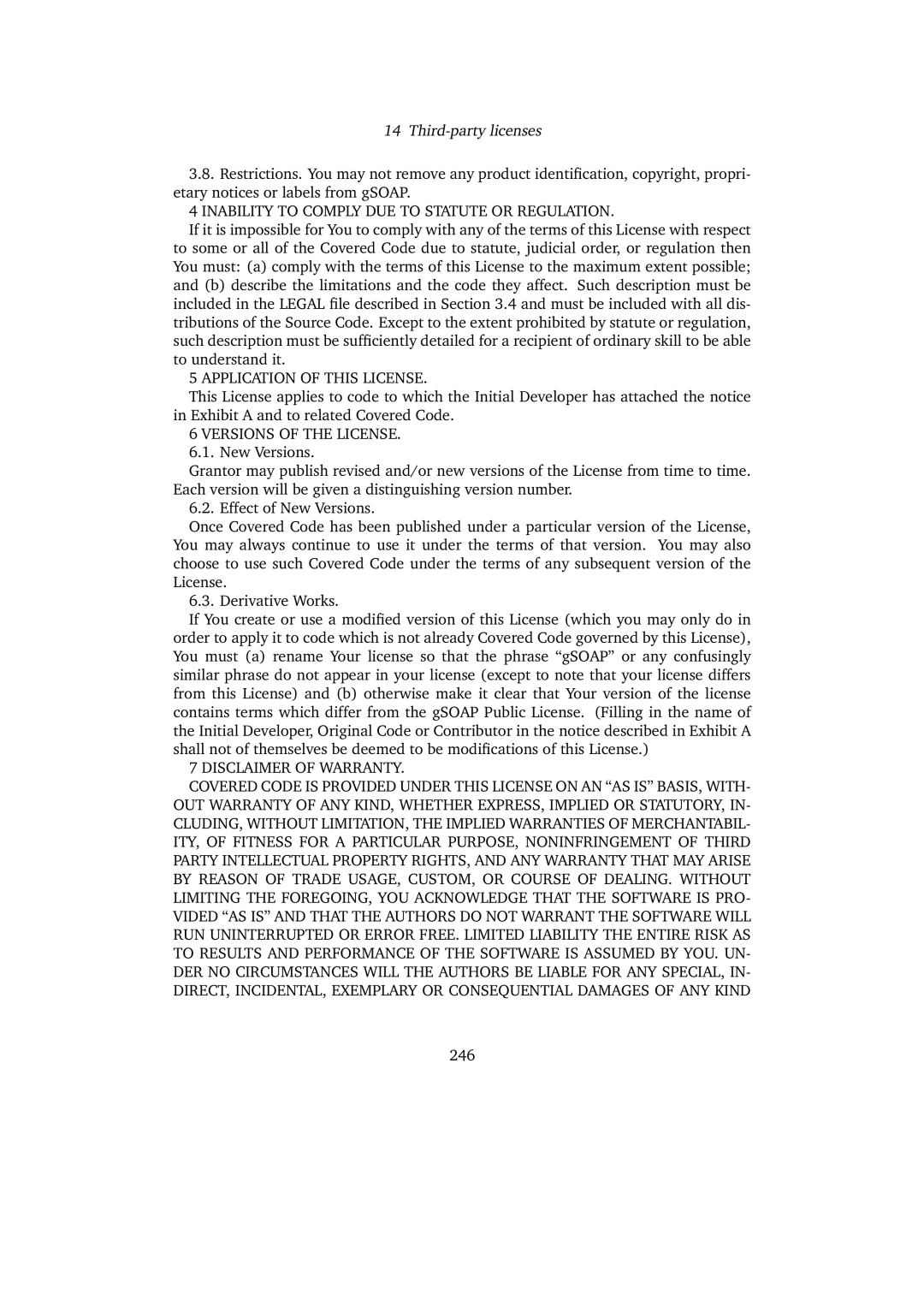 Sun Microsystems 3.0.0 user manual Inability to Comply DUE to Statute or Regulation 