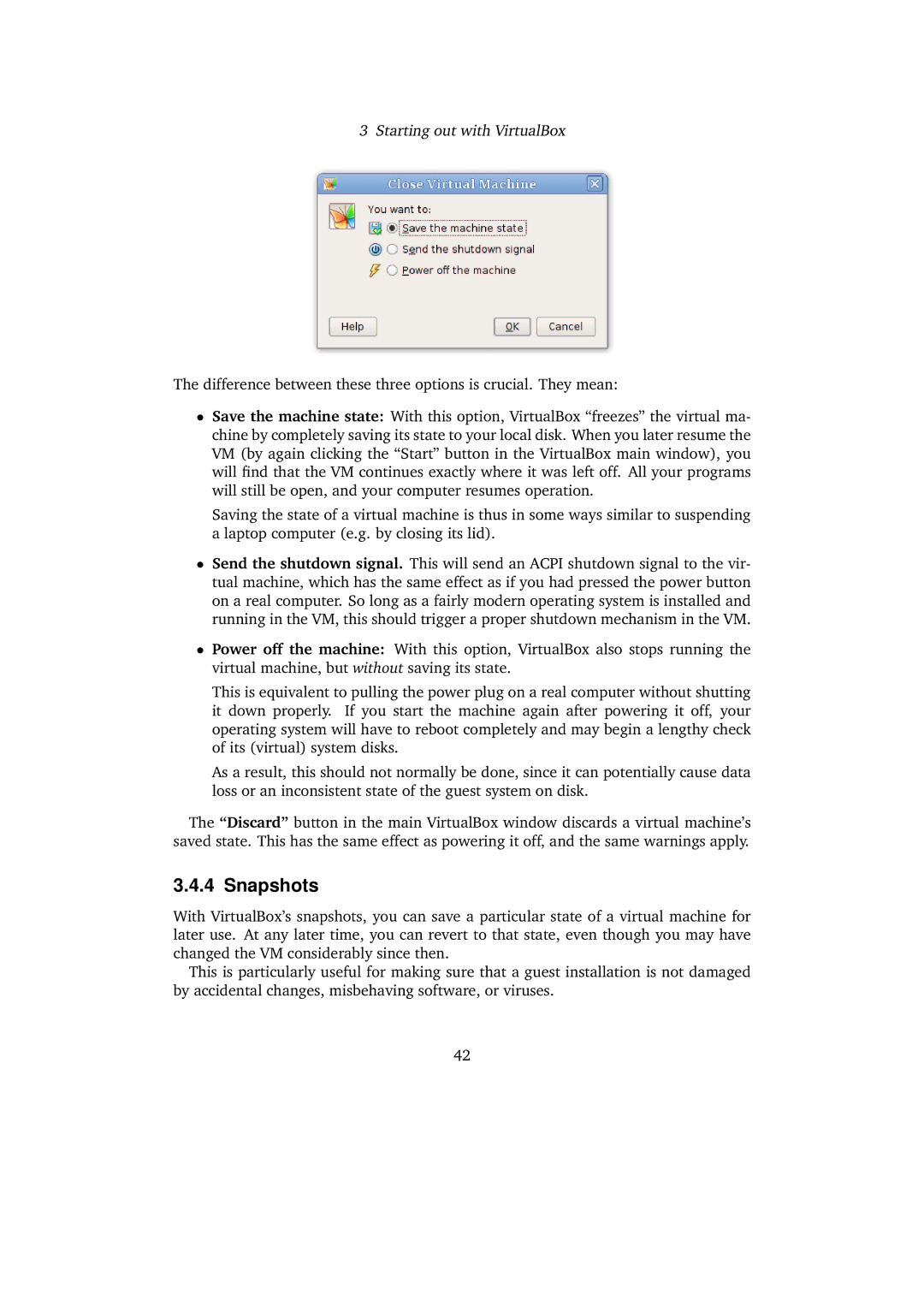 Sun Microsystems 3.0.0 user manual Snapshots 