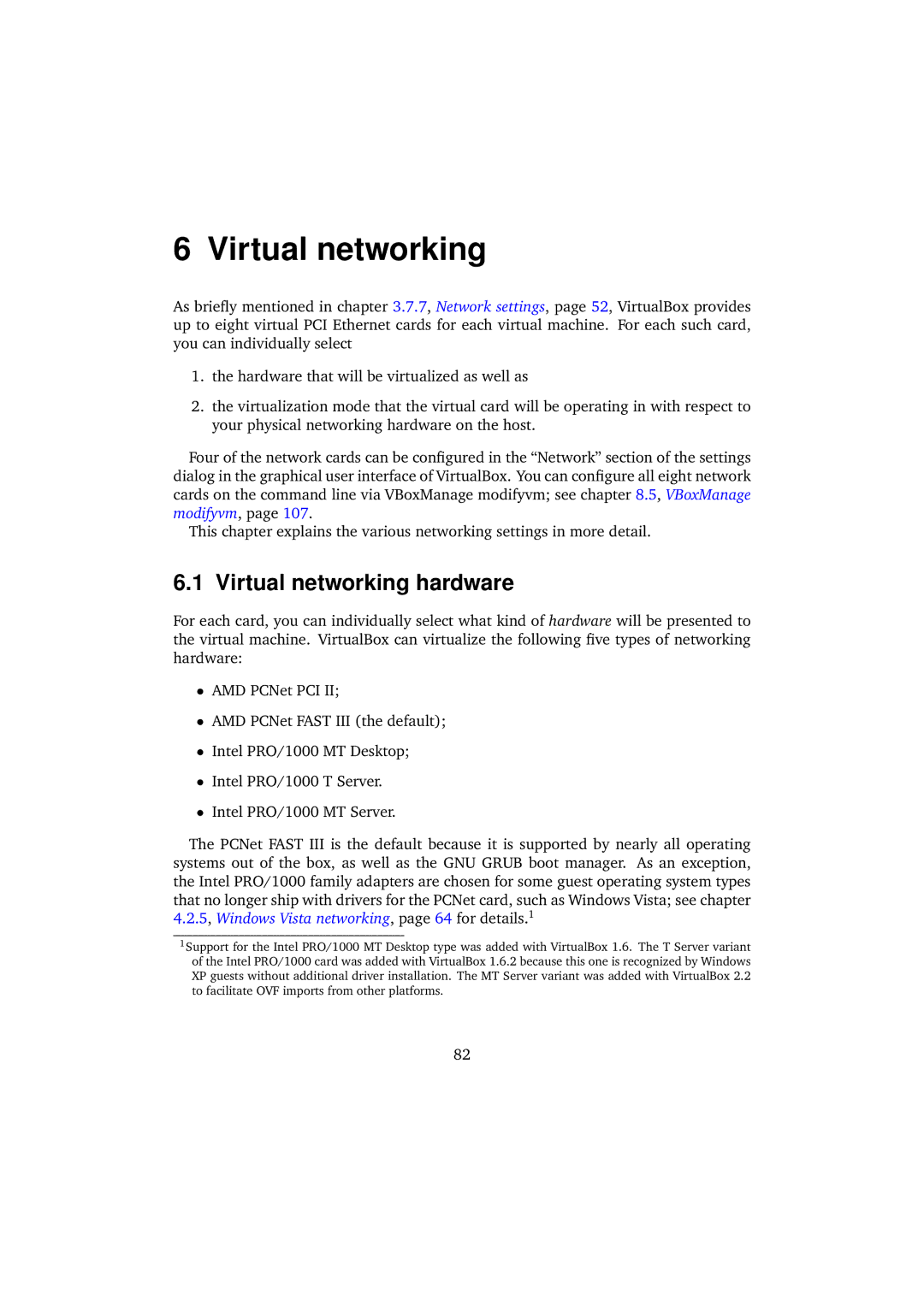 Sun Microsystems 3.0.0 user manual Virtual networking hardware 