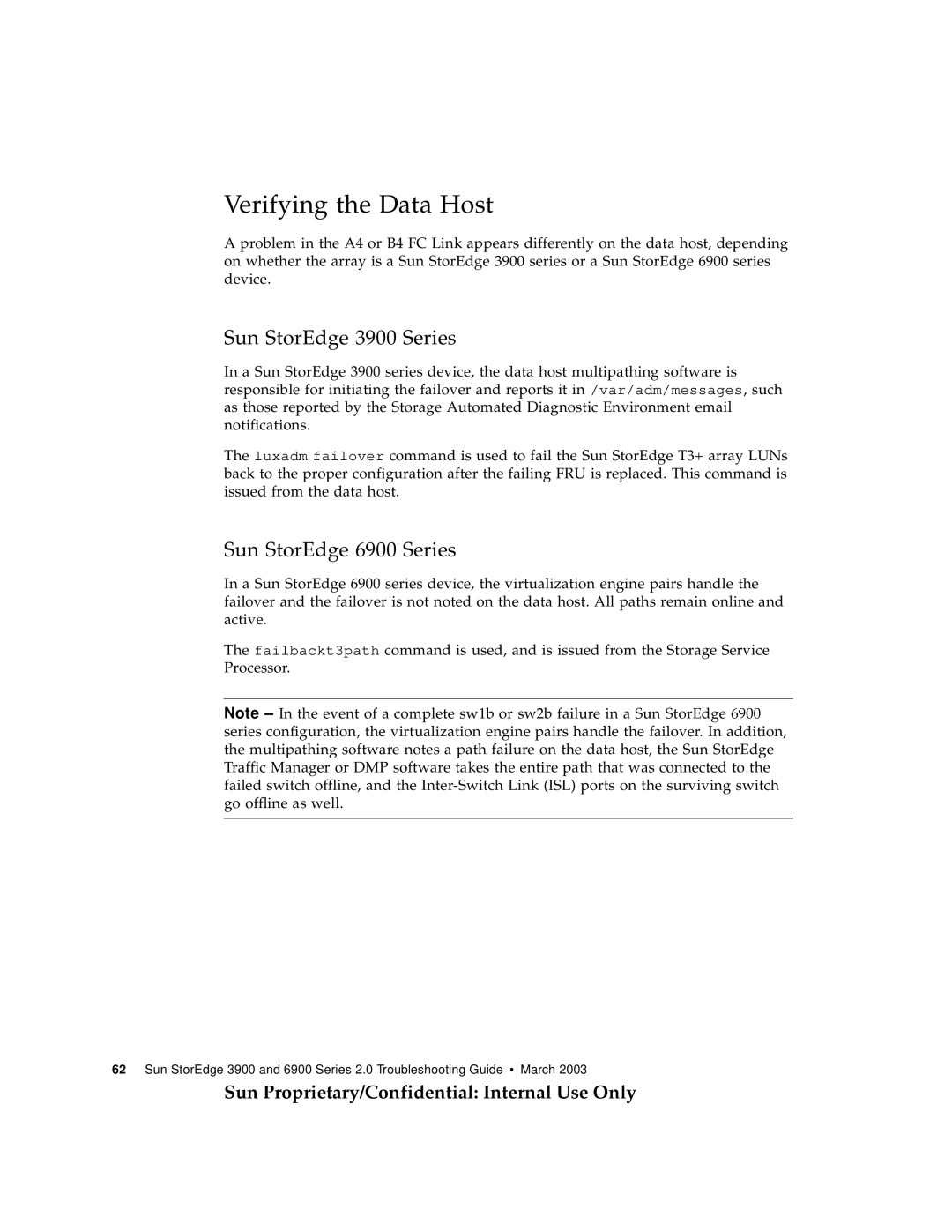 Sun Microsystems manual Sun StorEdge 3900 Series, Sun StorEdge 6900 Series 