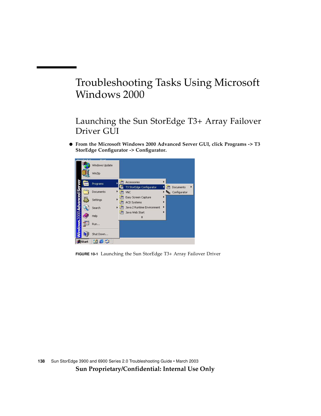Sun Microsystems 3900, 6900 Troubleshooting Tasks Using Microsoft Windows, Sun Proprietary/Confidential Internal Use Only 