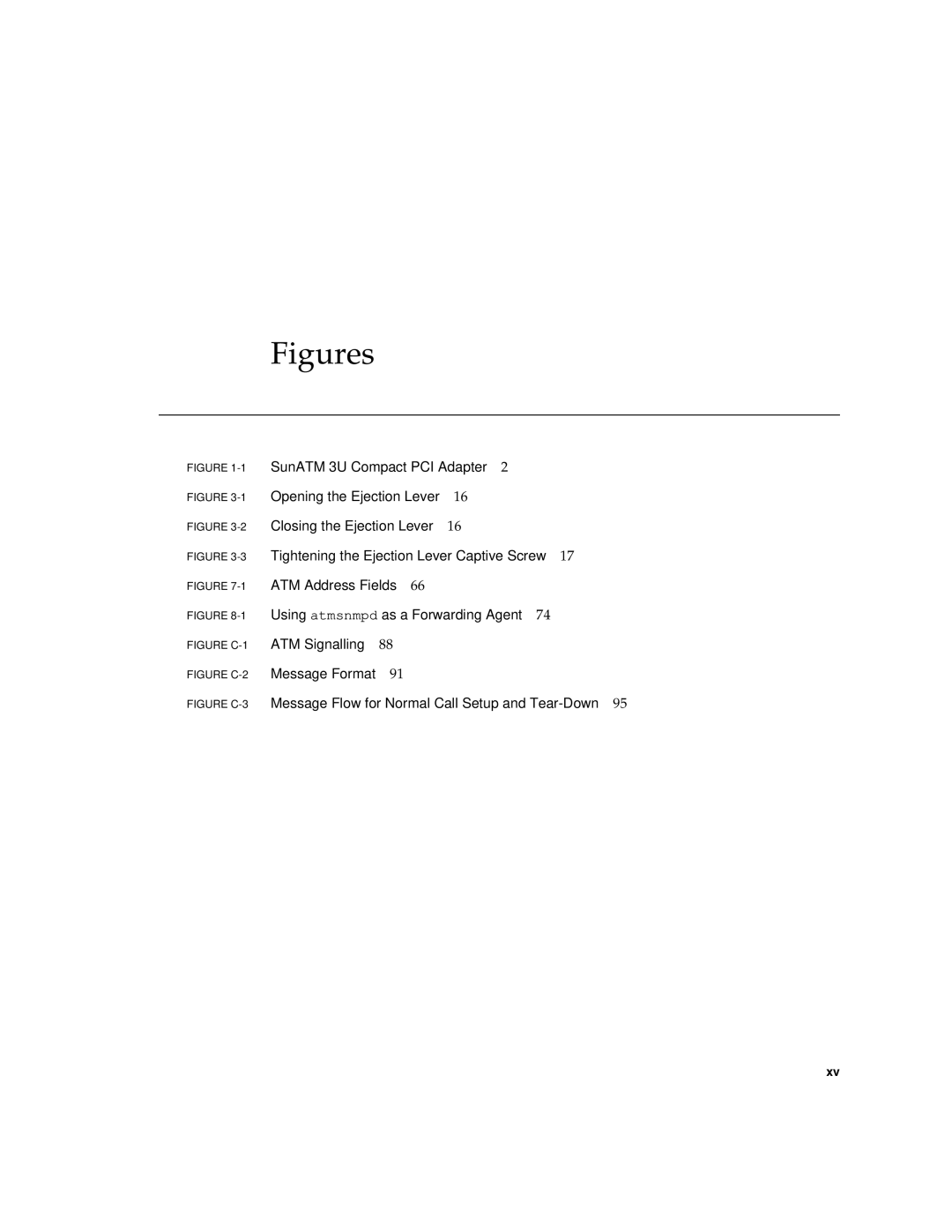 Sun Microsystems 3U manual Figures 