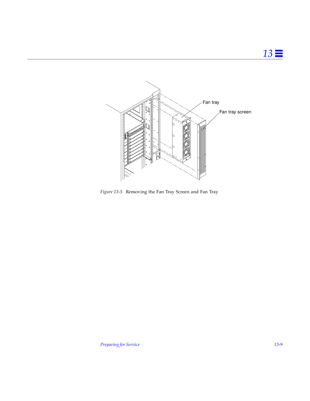 Sun Microsystems 4000, 5000, 6000 manual Fan tray Fan tray screen 