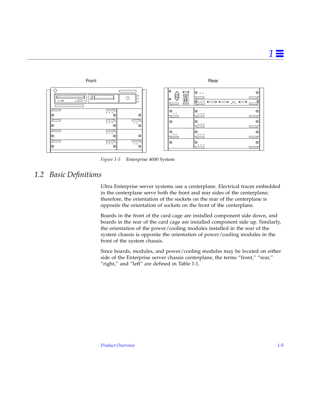 Sun Microsystems 4000, 5000, 6000 manual Basic Deﬁnitions 