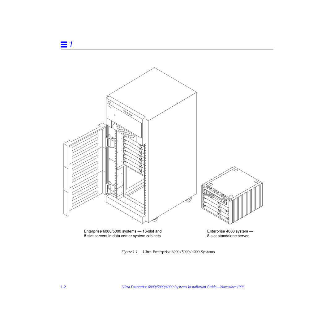 Sun Microsystems 4000 manual Enterprise 6000/5000 systems 16-slot 