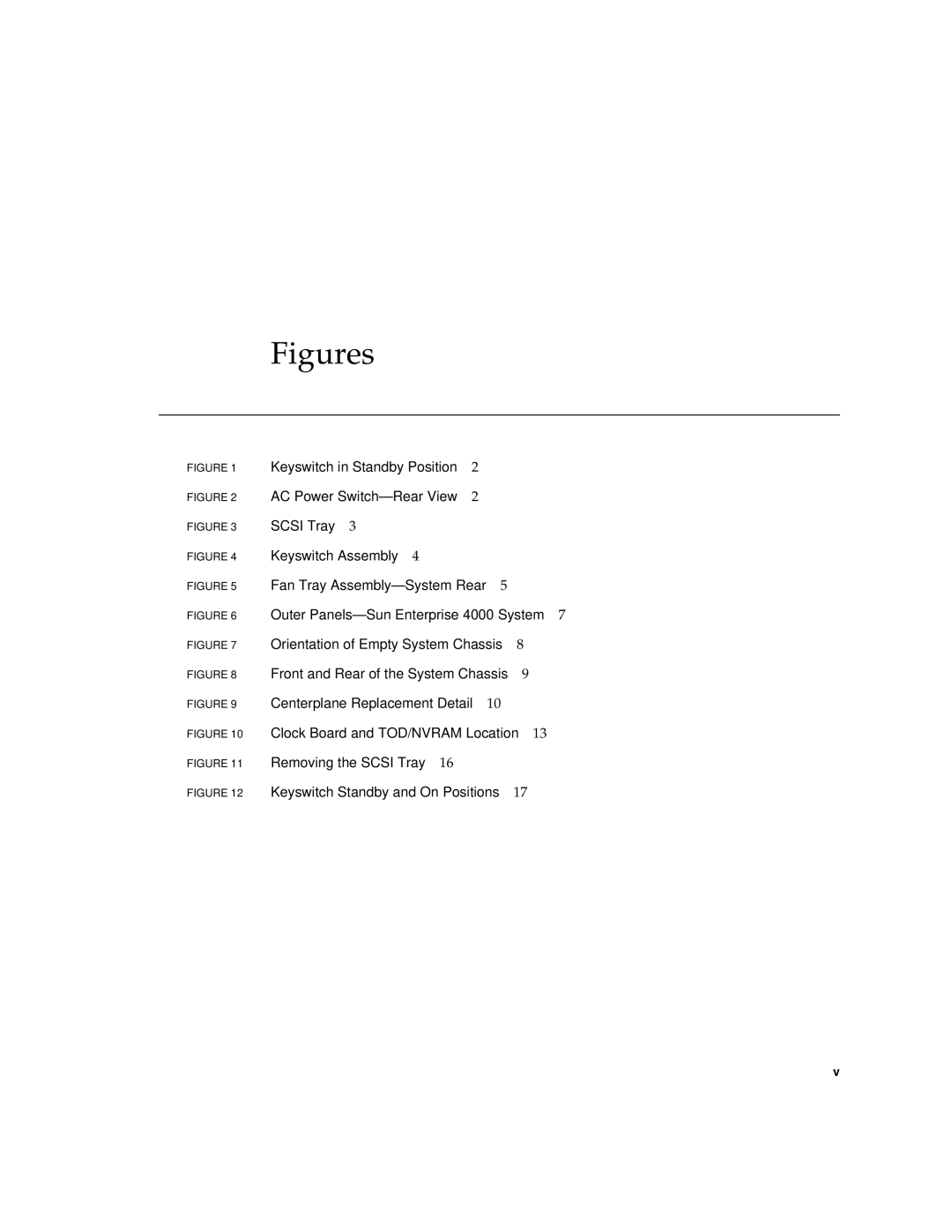 Sun Microsystems 4000 manual Figures 