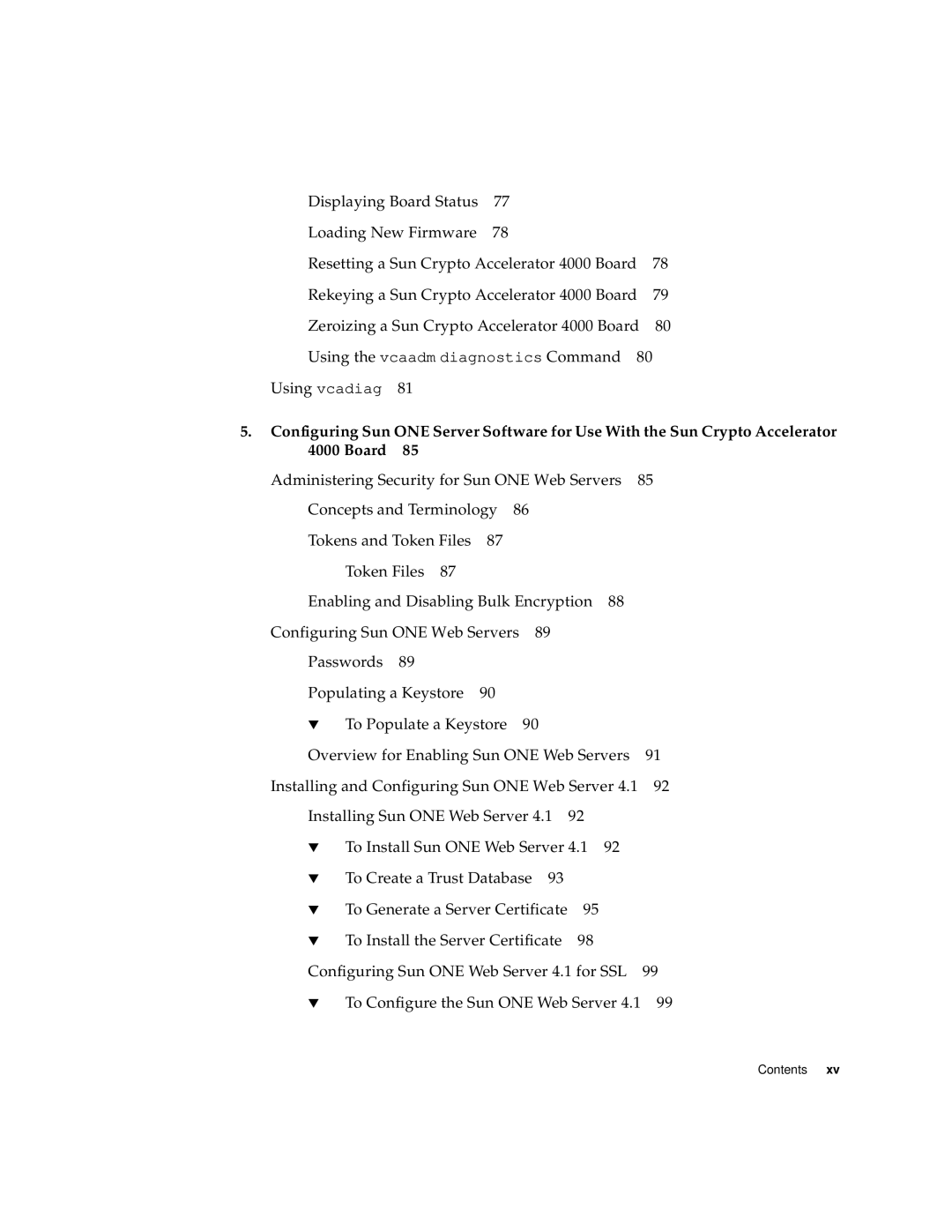 Sun Microsystems 4000 manual Contents 