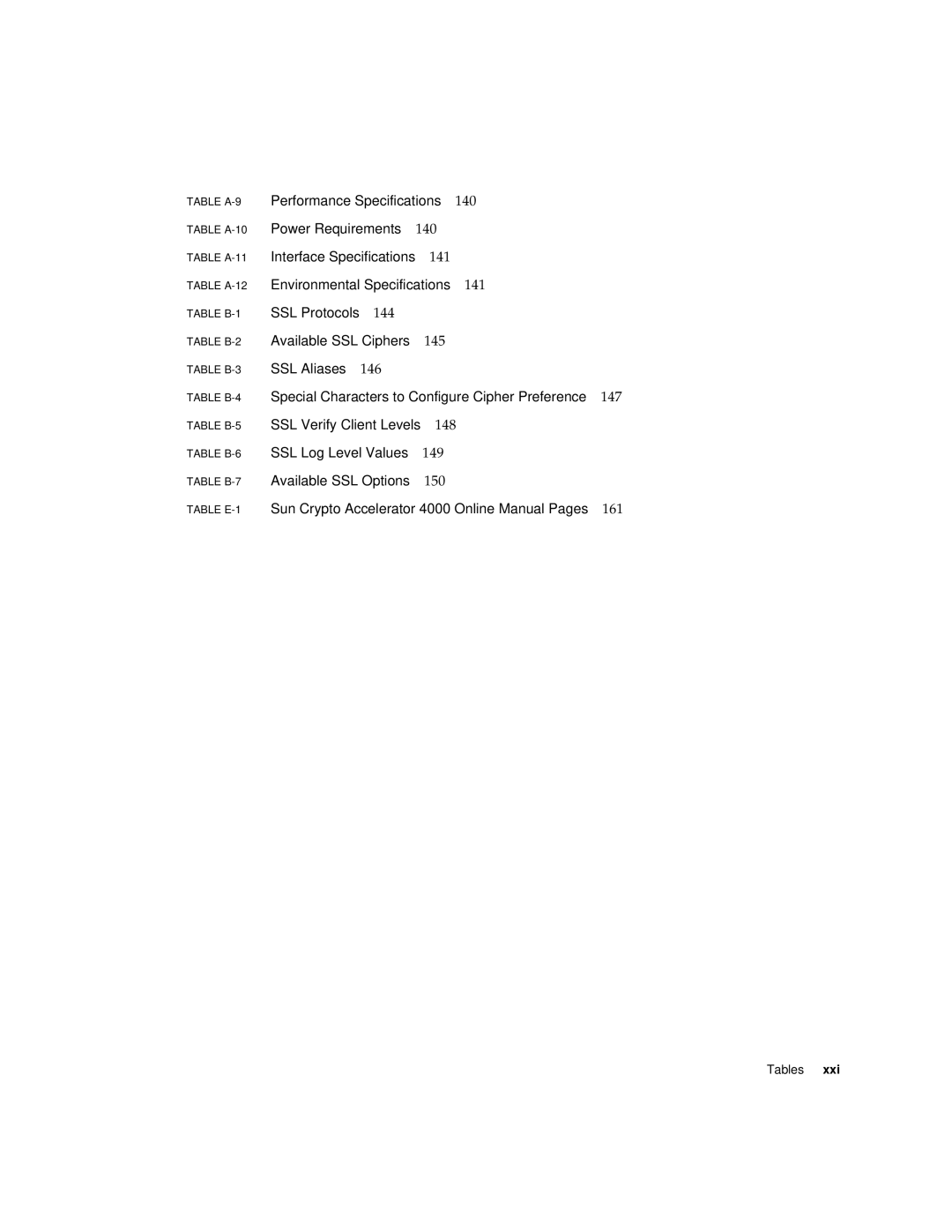 Sun Microsystems 4000 manual 141, 144, 145, 146, 147, 148, 149, 150, 161 