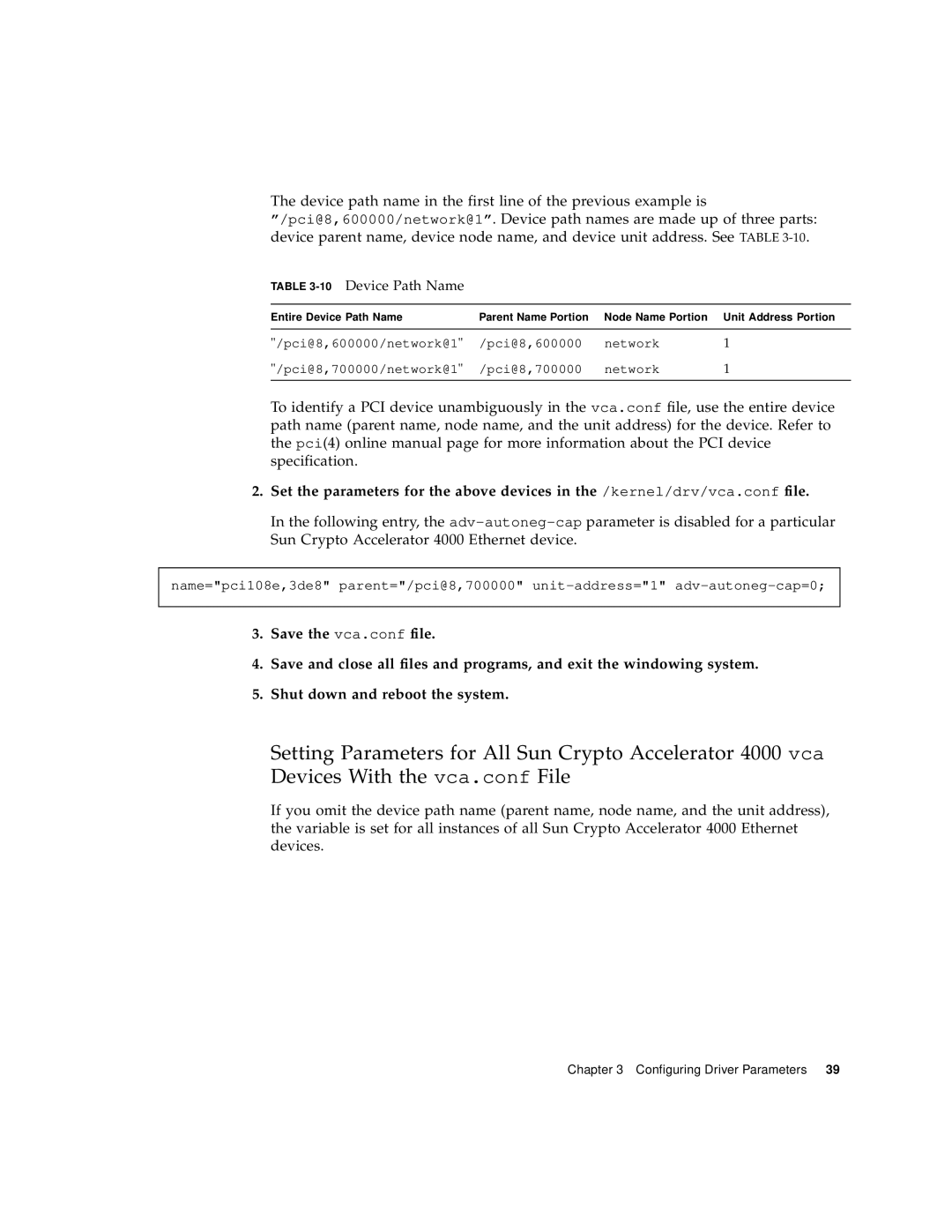 Sun Microsystems 4000 manual 10Device Path Name 