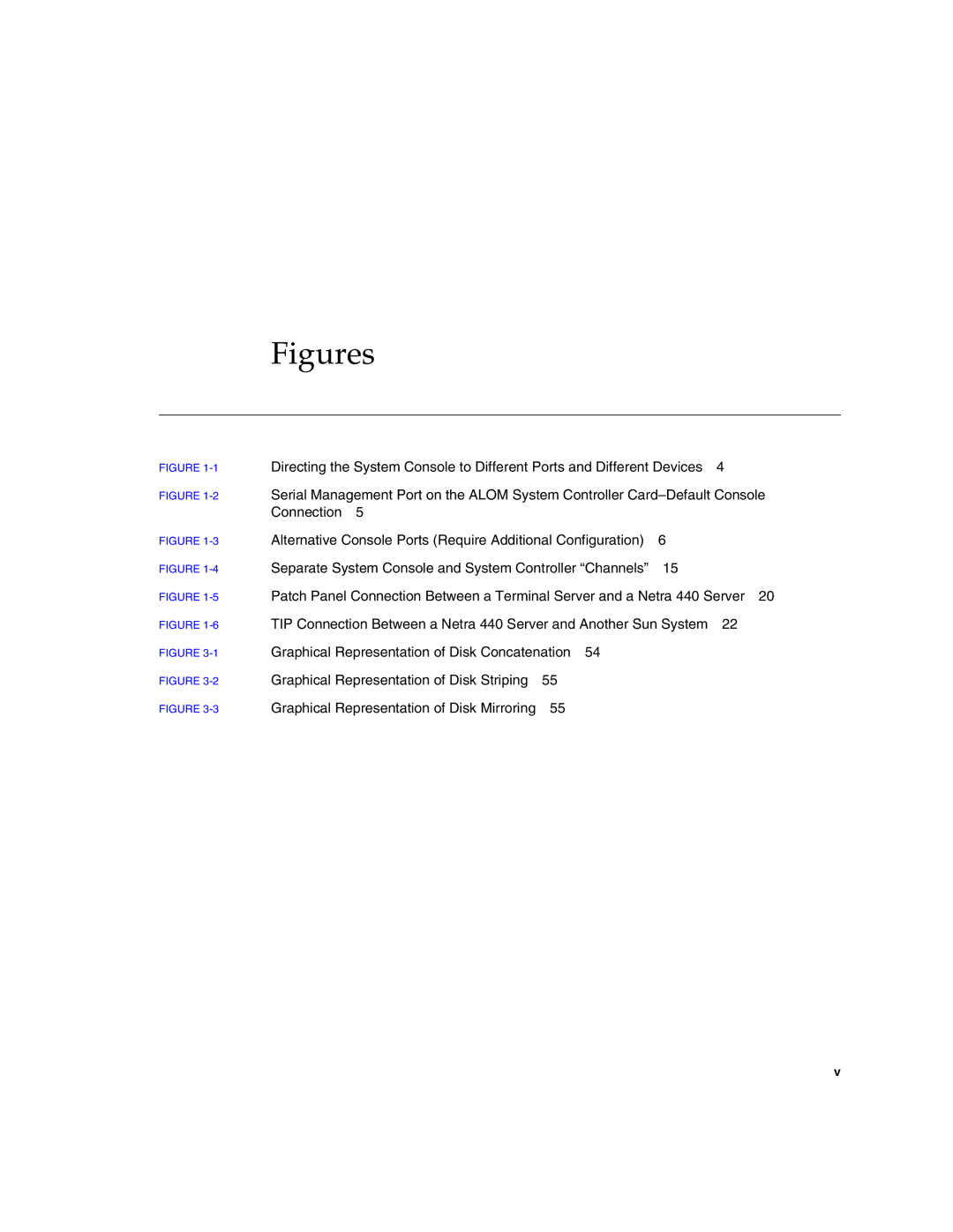 Sun Microsystems 440 manual Figures 