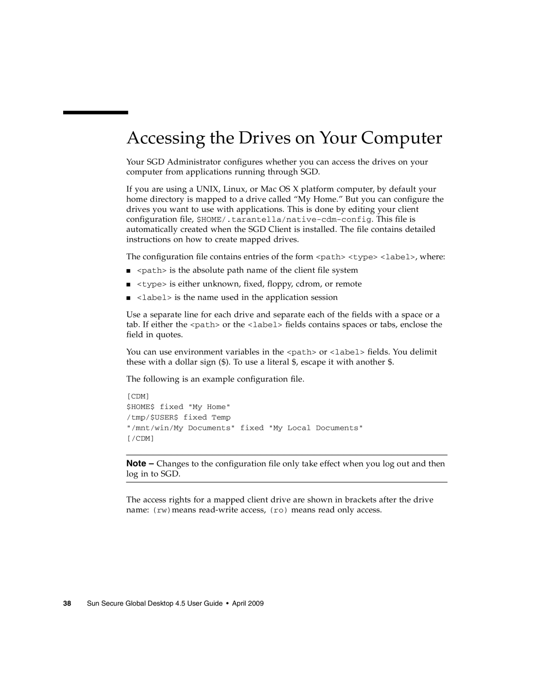Sun Microsystems 4.5 manual Accessing the Drives on Your Computer 