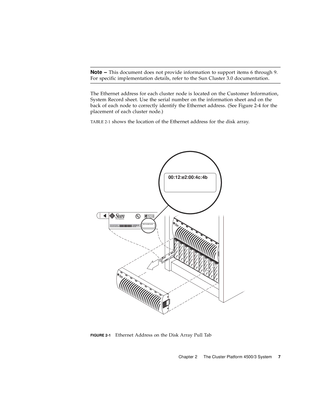 Sun Microsystems 4500/3 manual 0012e2004c4b 