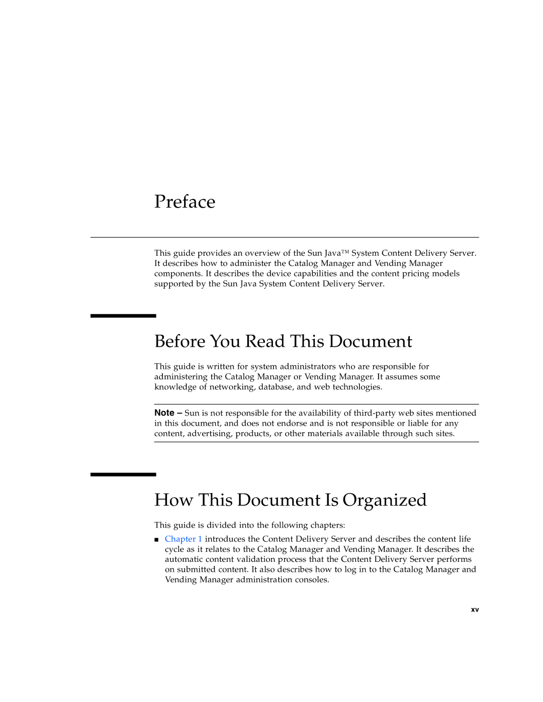 Sun Microsystems 5 manual Before You Read This Document, How This Document Is Organized 