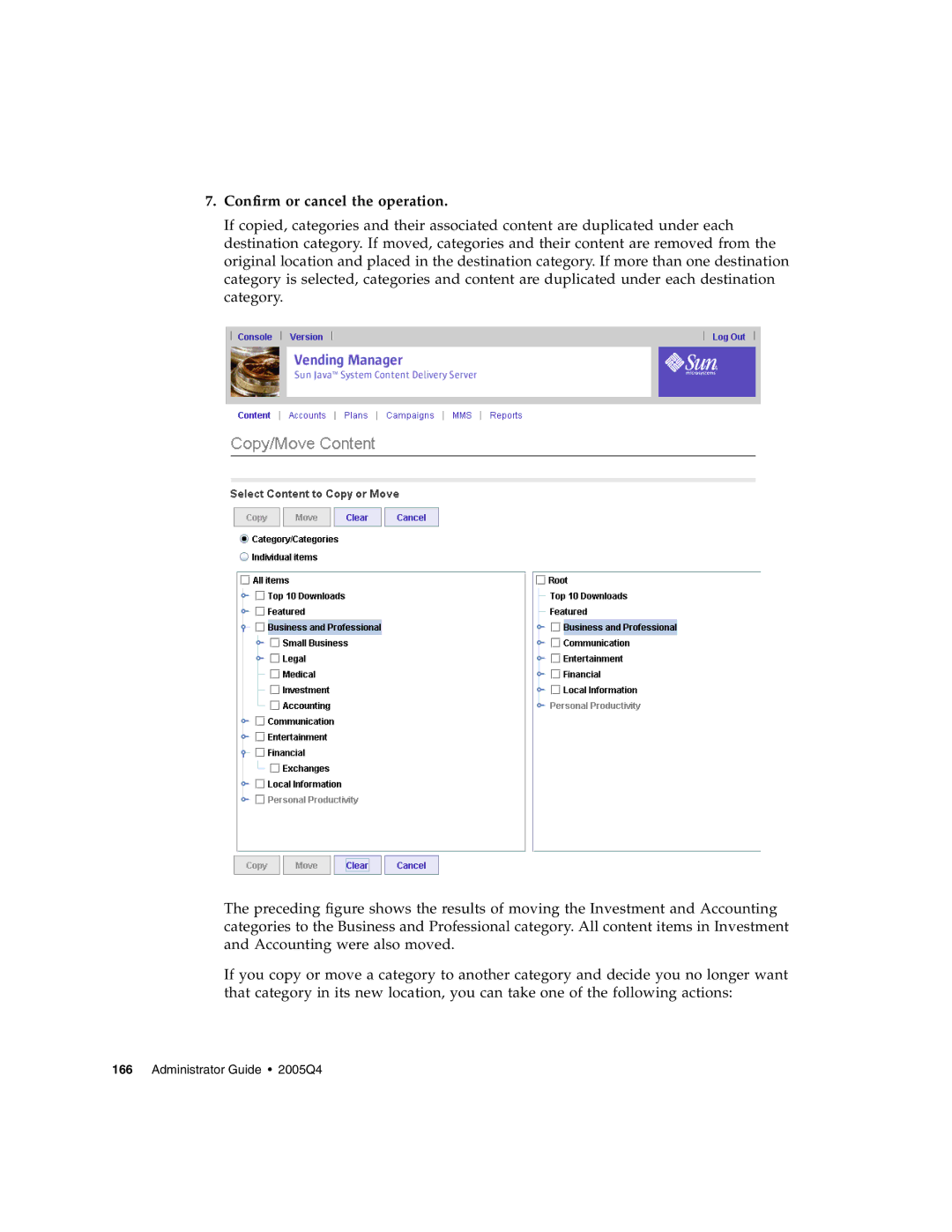 Sun Microsystems 5 manual Confirm or cancel the operation 