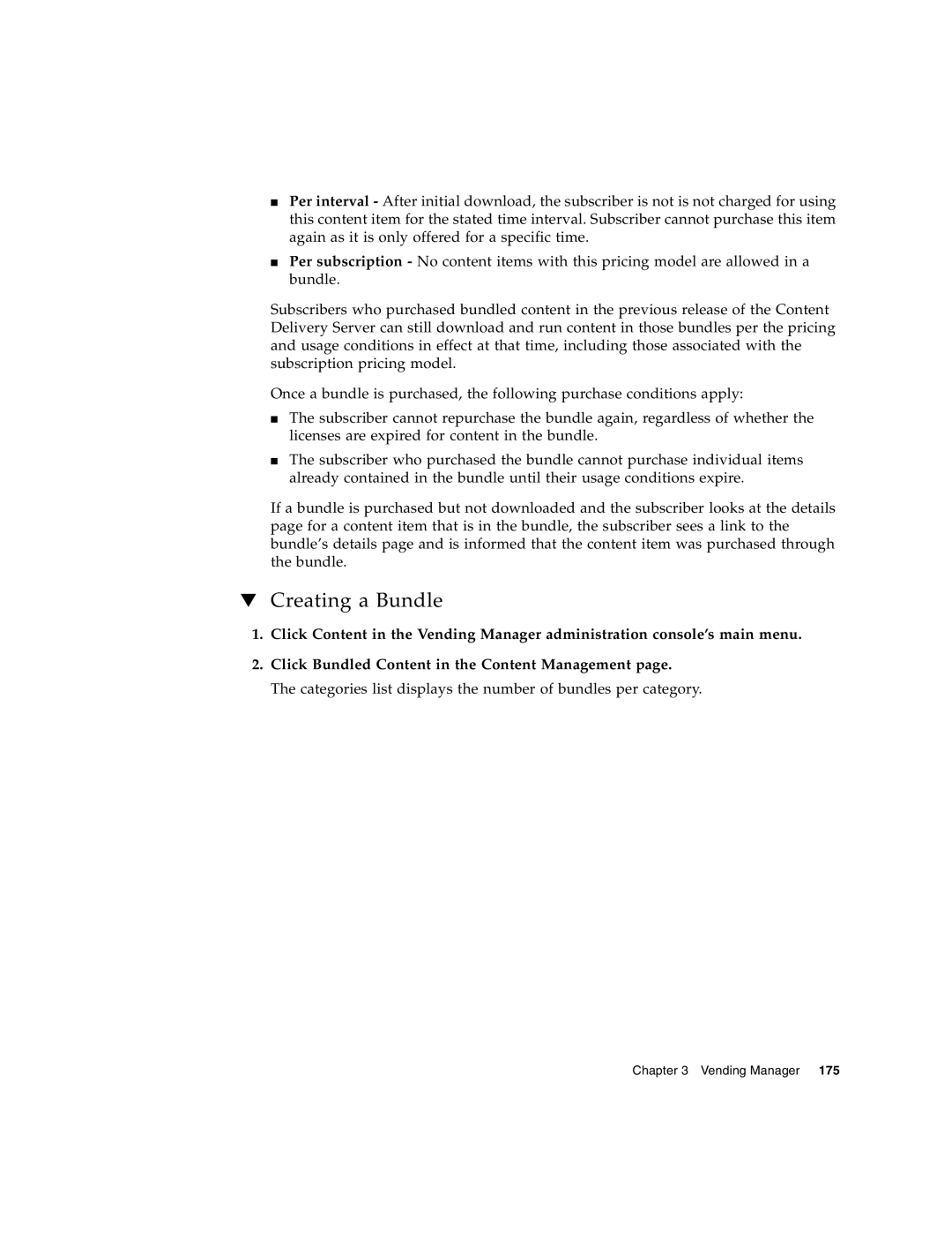 Sun Microsystems 5 manual Creating a Bundle 