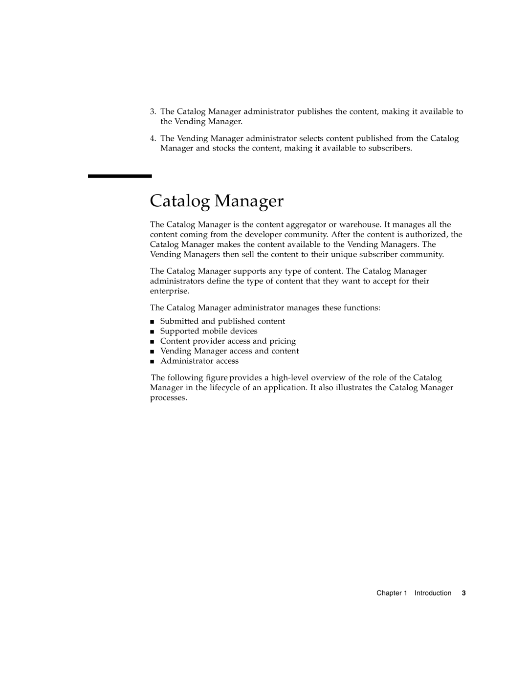 Sun Microsystems 5 manual Catalog Manager 