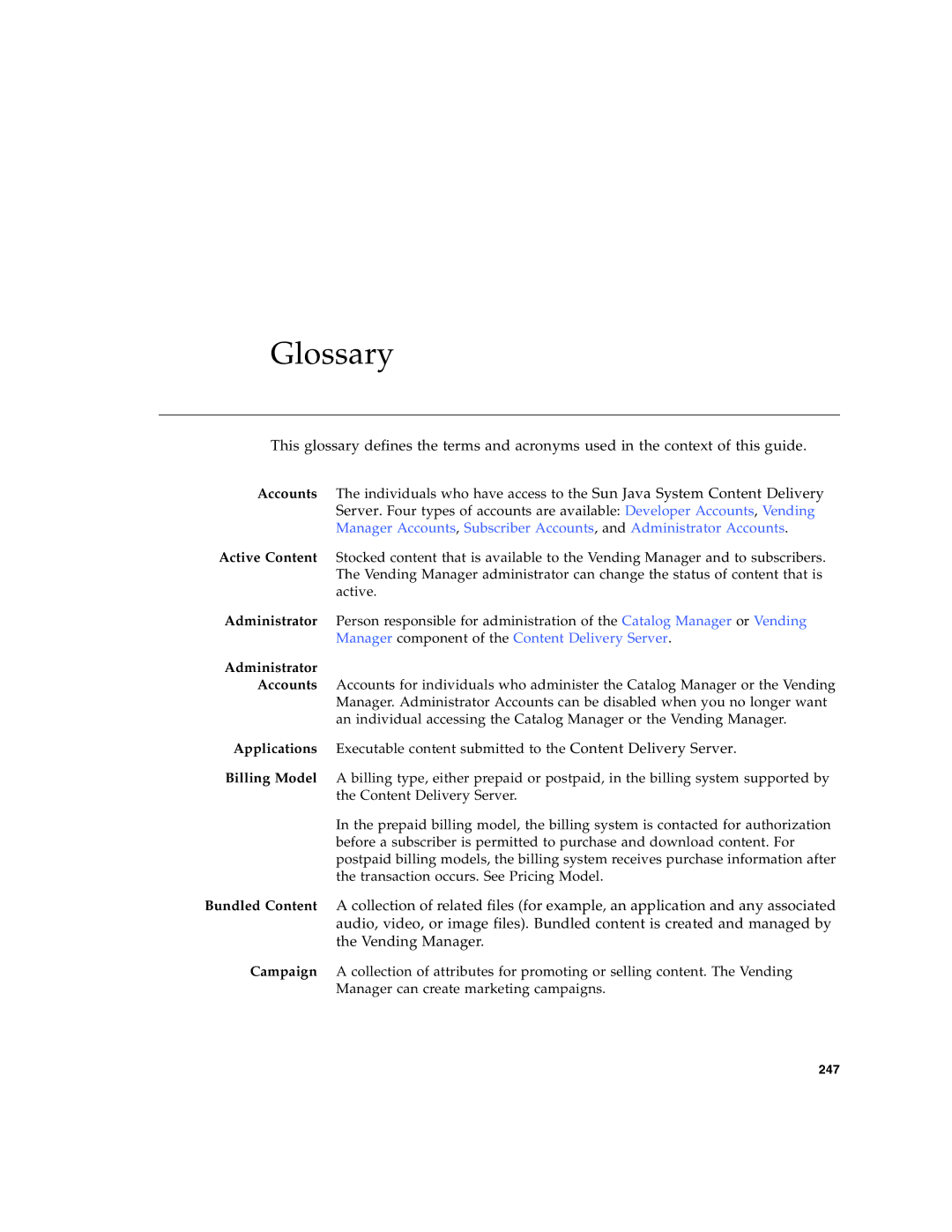 Sun Microsystems 5 manual Glossary, Administrator 