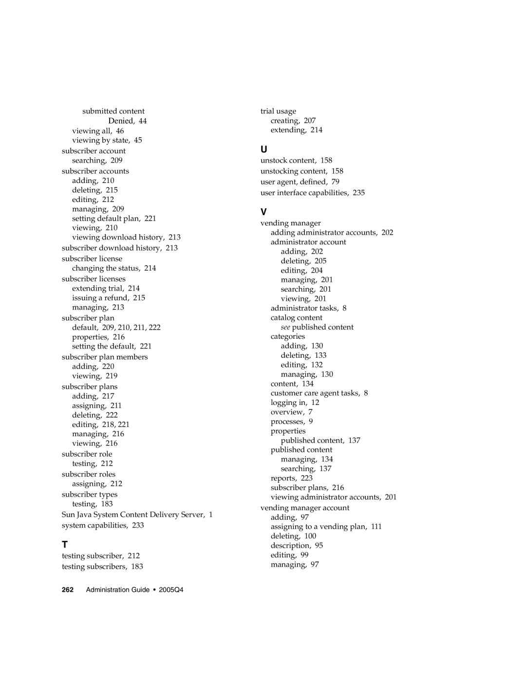 Sun Microsystems 5 manual Denied, Submitted content 