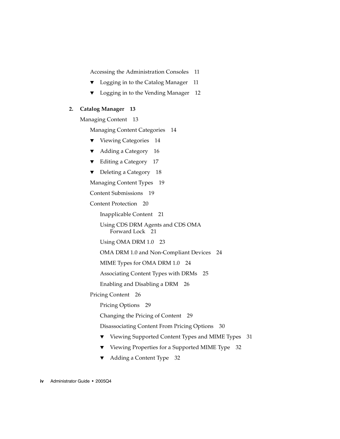 Sun Microsystems 5 manual Catalog Manager 