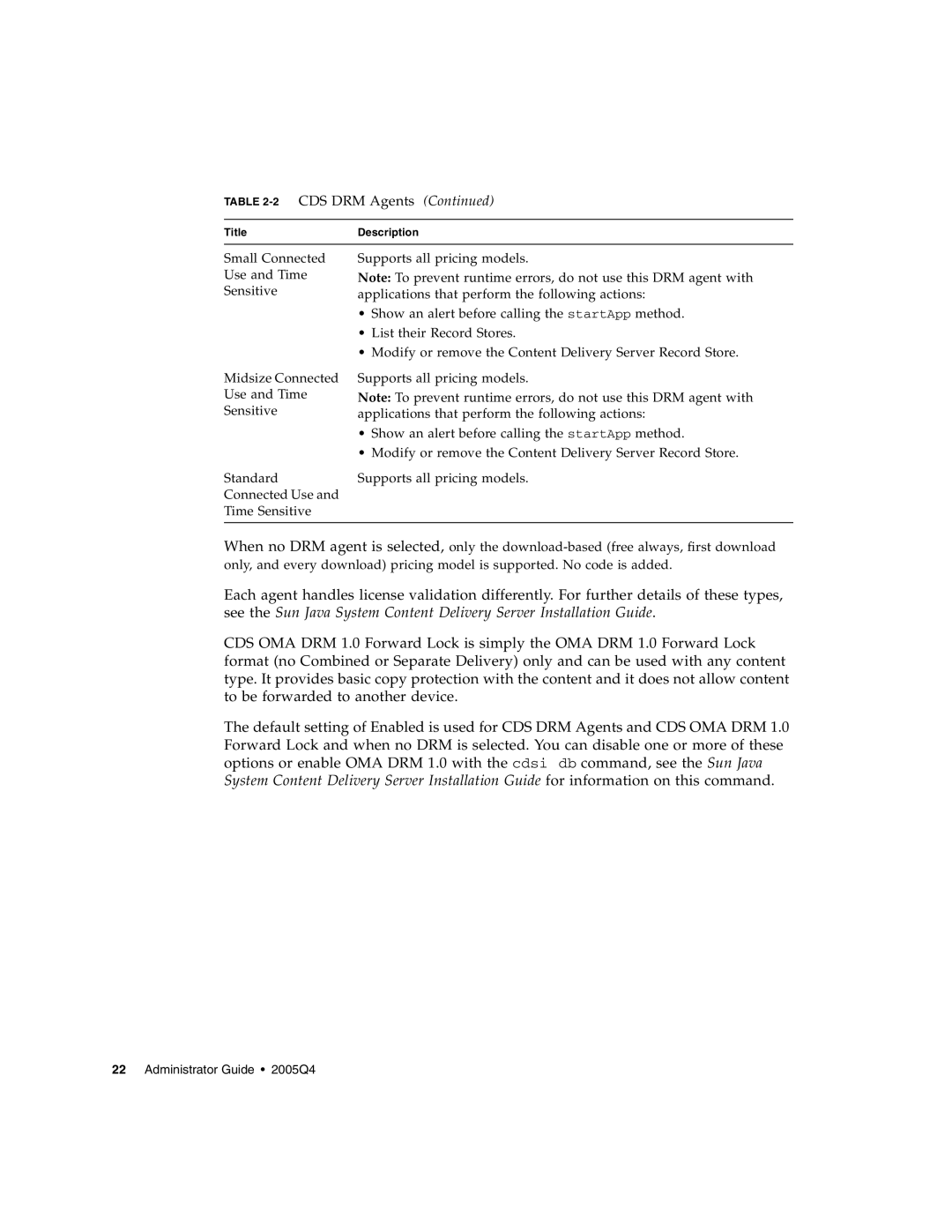 Sun Microsystems 5 manual TitleDescription 