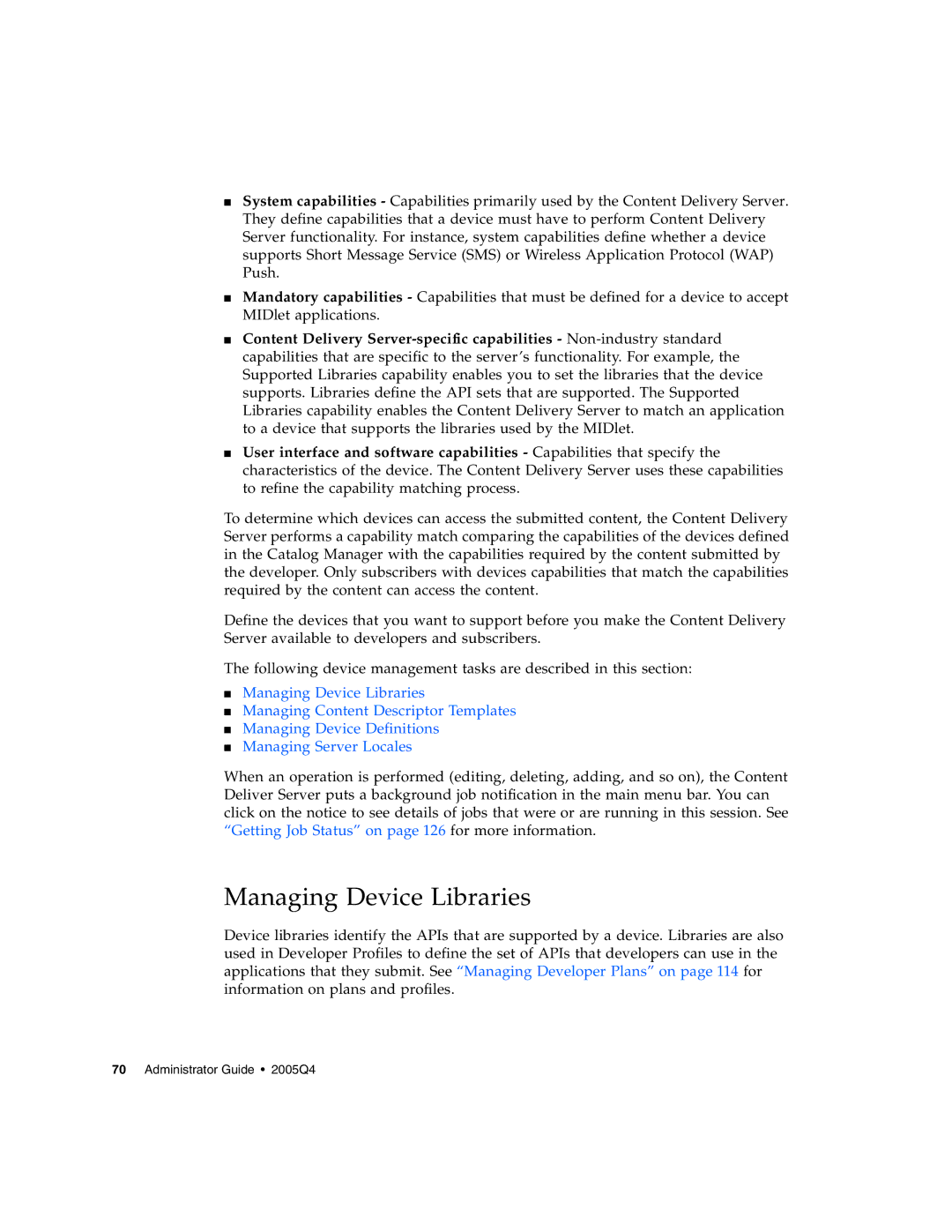 Sun Microsystems 5 manual Managing Device Libraries 