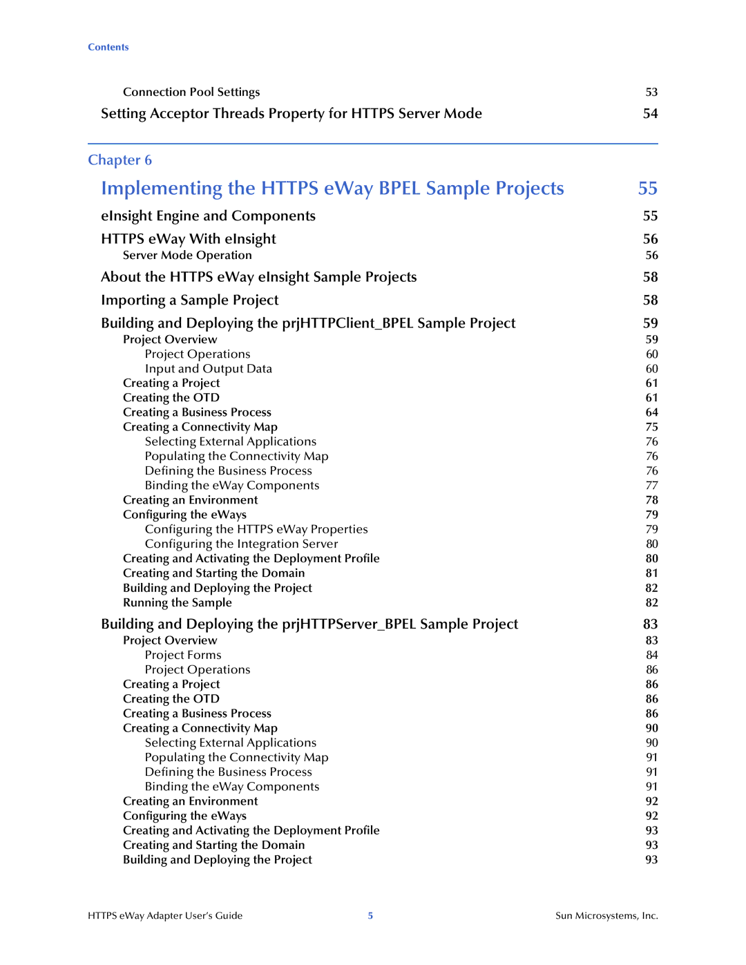 Sun Microsystems 5.1.1 manual Connection Pool Settings, Server Mode Operation 