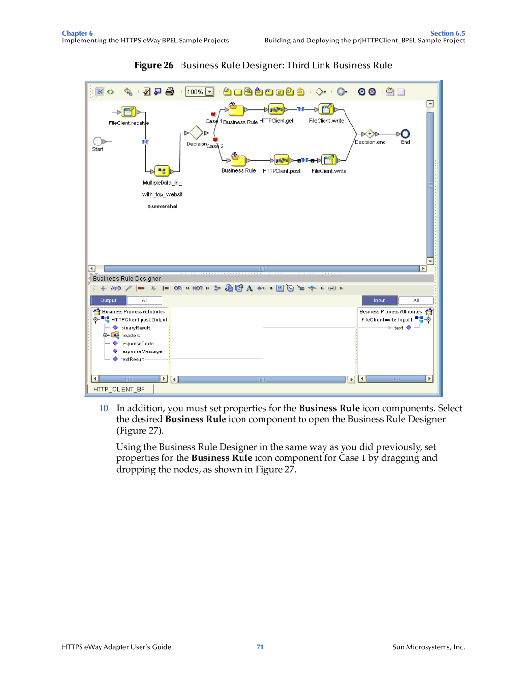 Sun Microsystems 5.1.1 manual Business Rule Designer Third Link Business Rule 