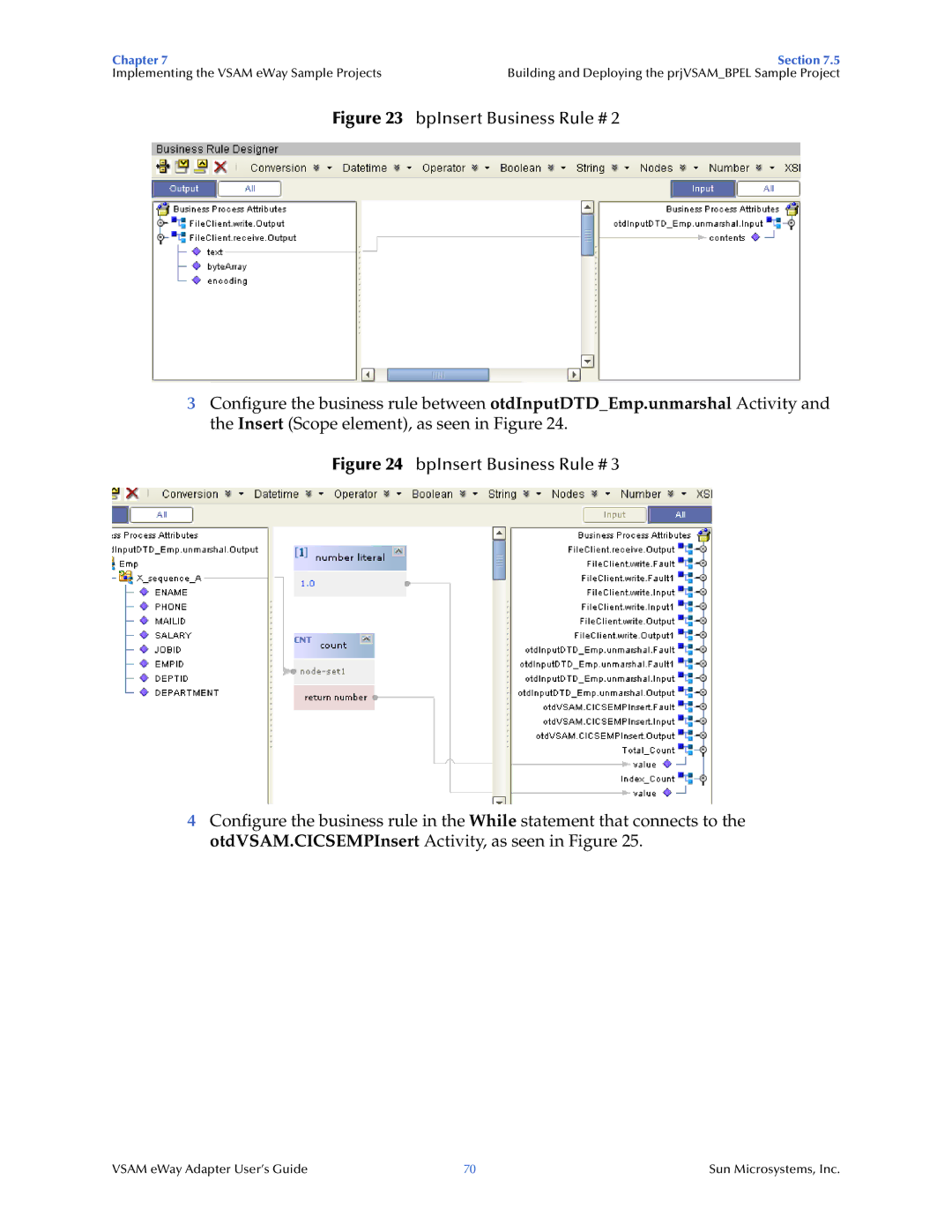 Sun Microsystems 5.1.3 manual BpInsert Business Rule # 