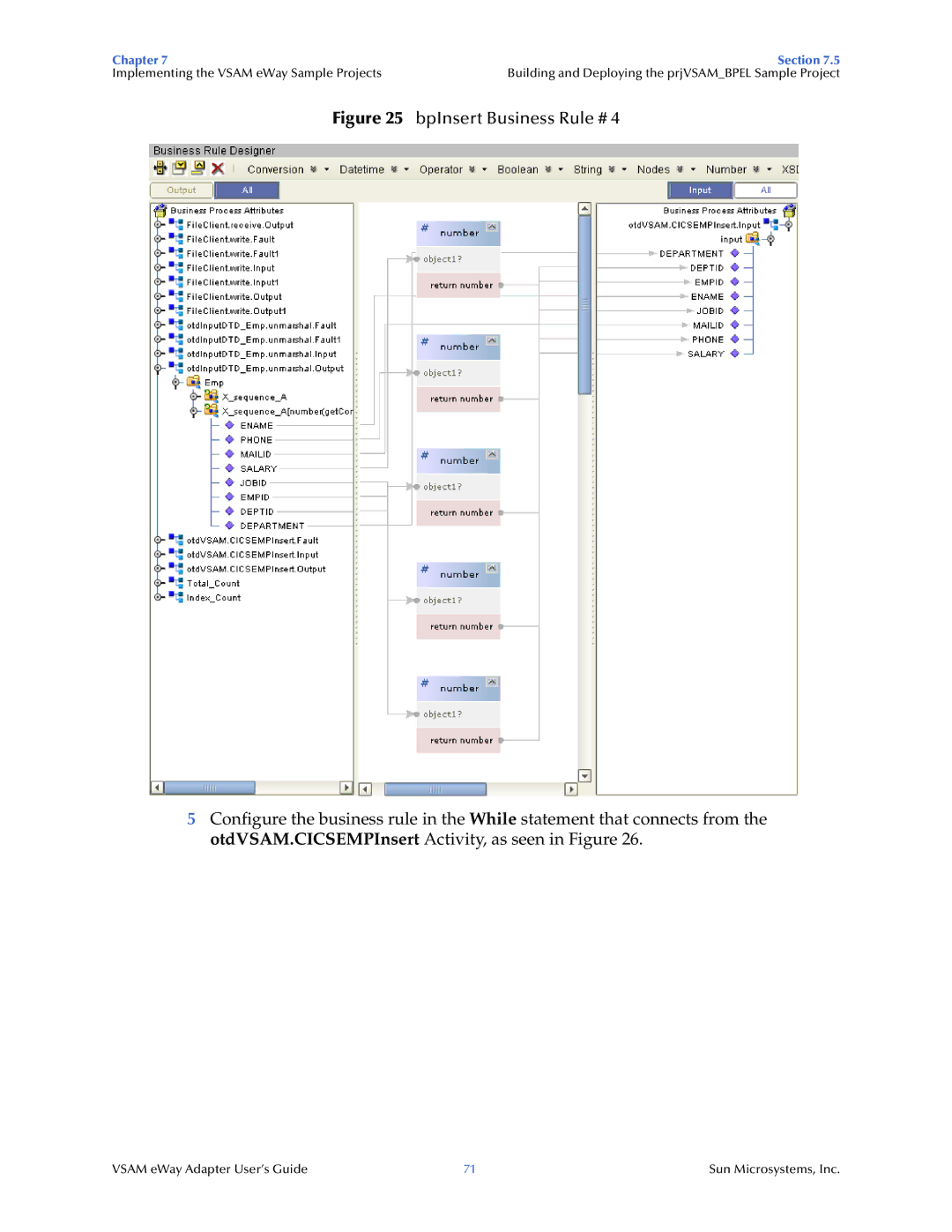 Sun Microsystems 5.1.3 manual BpInsert Business Rule # 