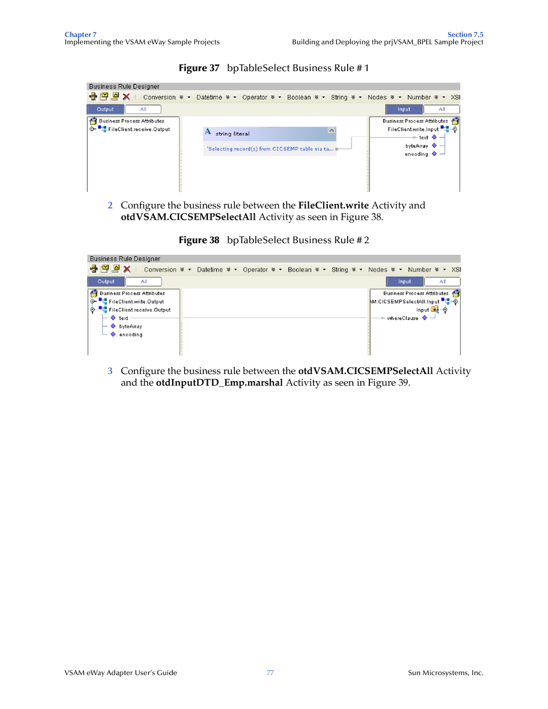 Sun Microsystems 5.1.3 manual BpTableSelect Business Rule # 