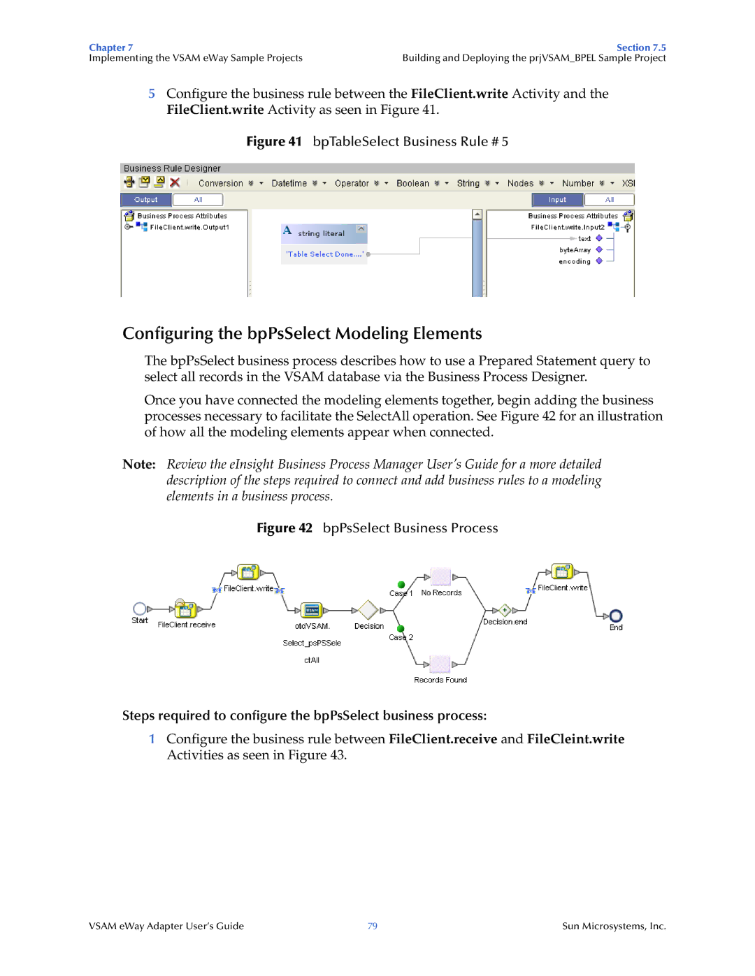 Sun Microsystems 5.1.3 manual Configuring the bpPsSelect Modeling Elements 