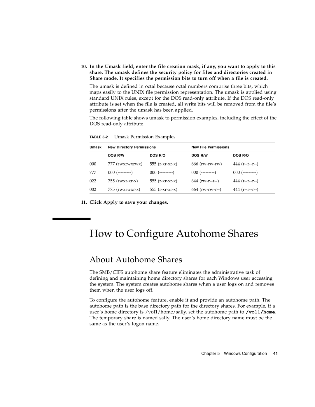 Sun Microsystems 5210 NAS manual How to Configure Autohome Shares, About Autohome Shares 