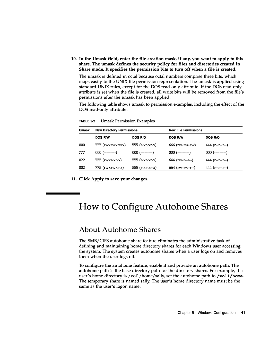 Sun Microsystems 5210 NAS manual How to Configure Autohome Shares, About Autohome Shares 