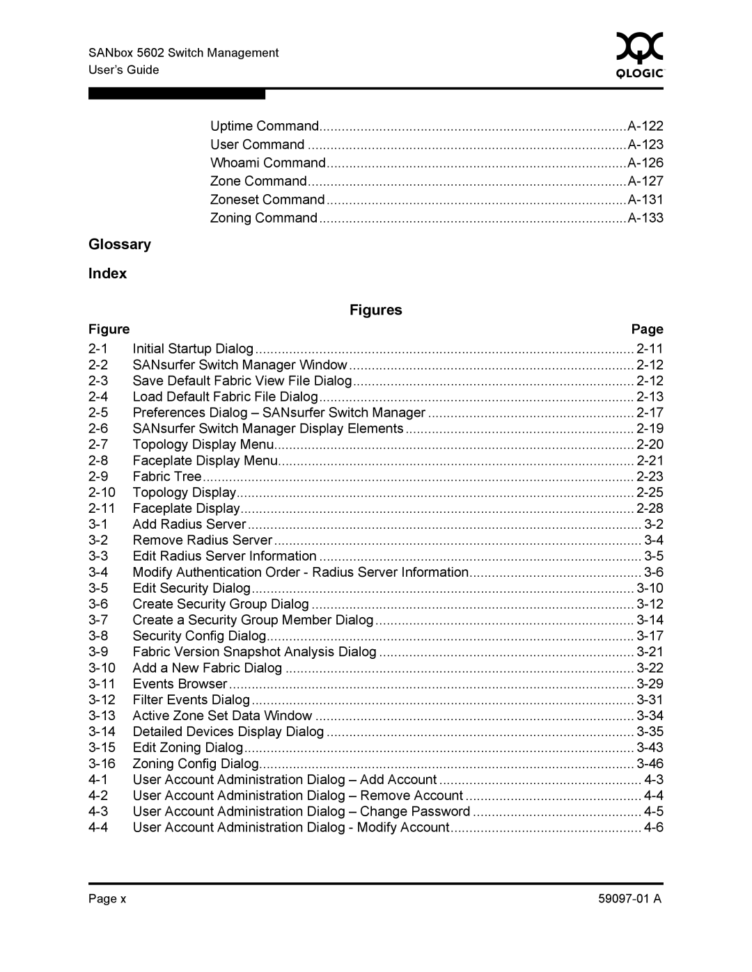 Sun Microsystems 5602 manual Glossary Index 