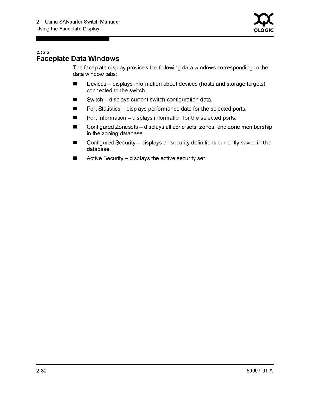 Sun Microsystems 5602 manual Faceplate Data Windows 