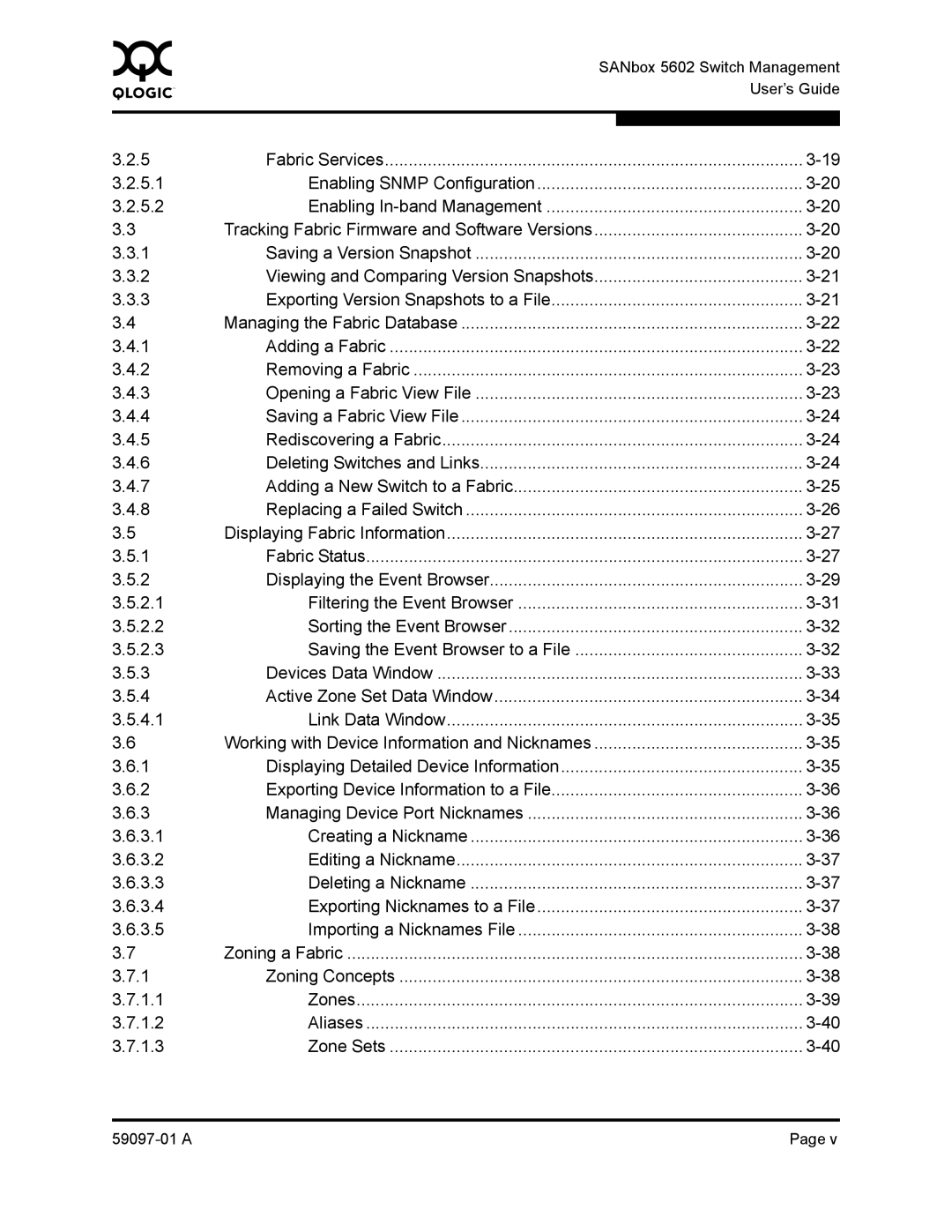 Sun Microsystems 5602 manual 5.1, 5.2, 4.1, 3.1, 3.2, 3.3, 3.4, 3.5, 1.1, 1.2, 1.3 