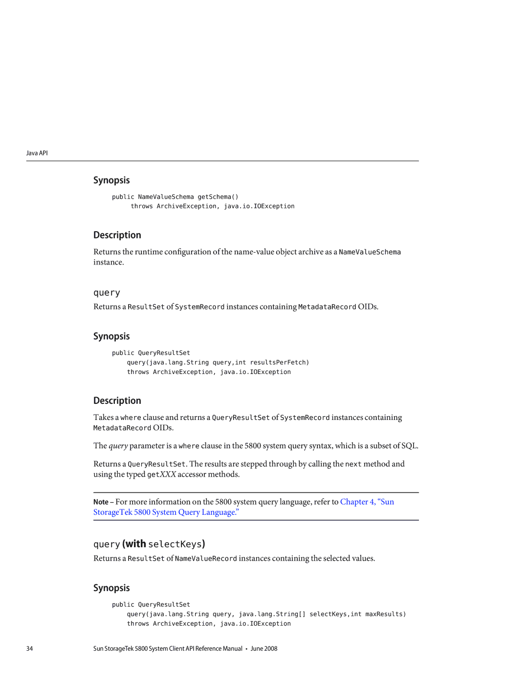 Sun Microsystems 5800 manual Query 