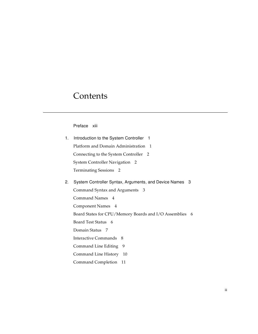 Sun Microsystems 6800/4810/4800/3800 manual Contents 