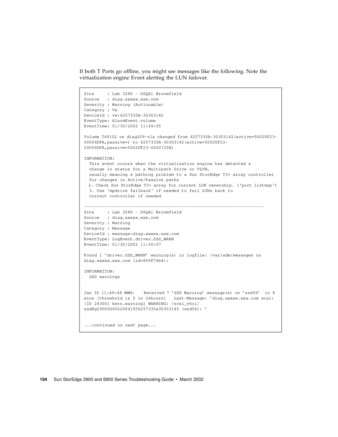 Sun Microsystems 6900 Series, 3900 Series manual On next 