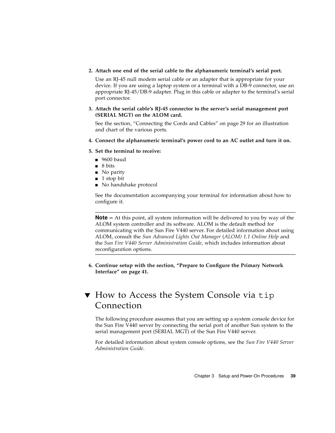 Sun Microsystems 816-7727-10 manual How to Access the System Console via tip Connection 