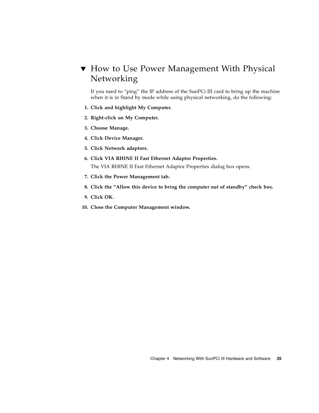 Sun Microsystems 817-3630-11 manual How to Use Power Management With Physical Networking 