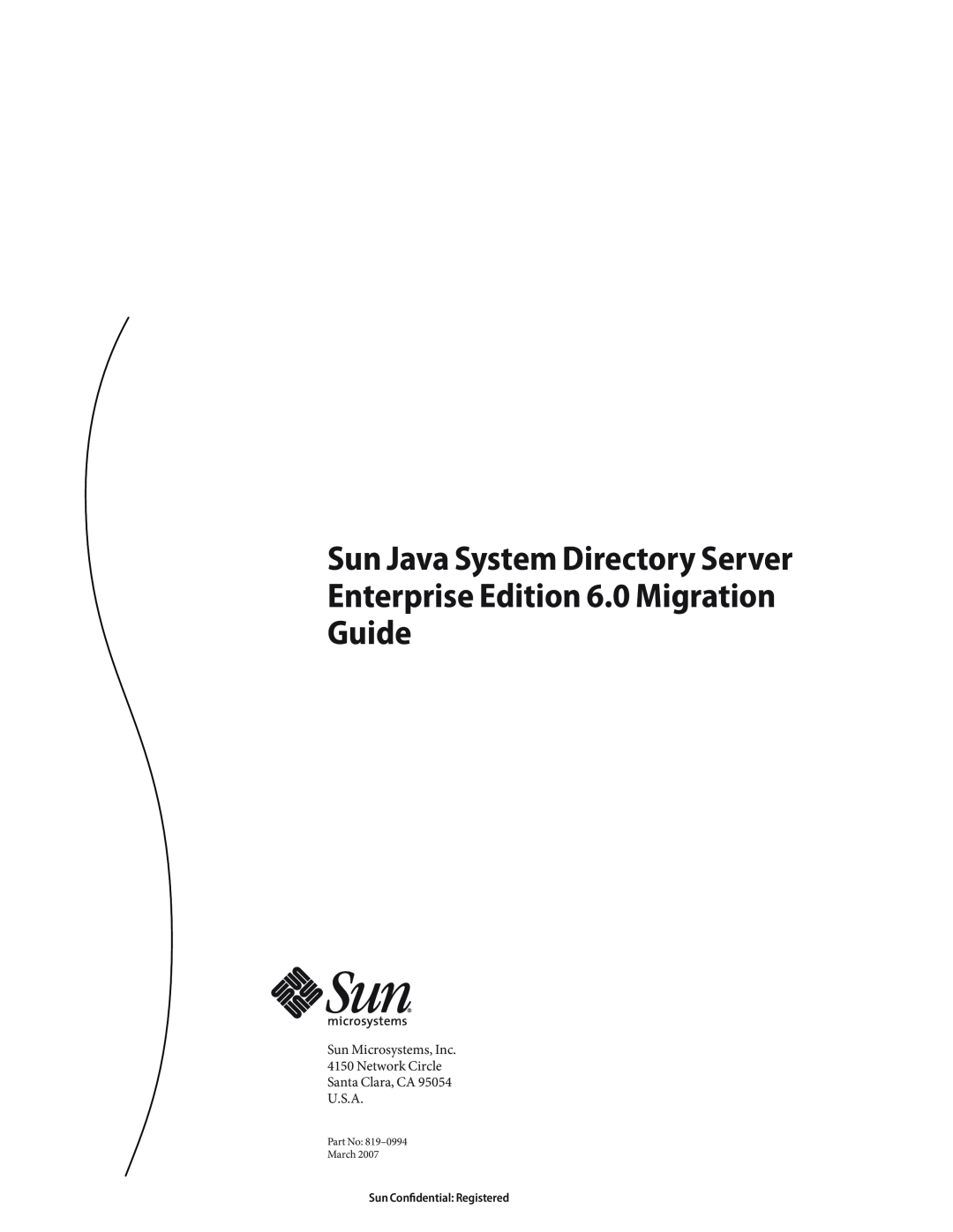 Sun Microsystems 8190994 manual Enterprise Edition 6.0 Migration Guide, Sun Java System Directory Server 