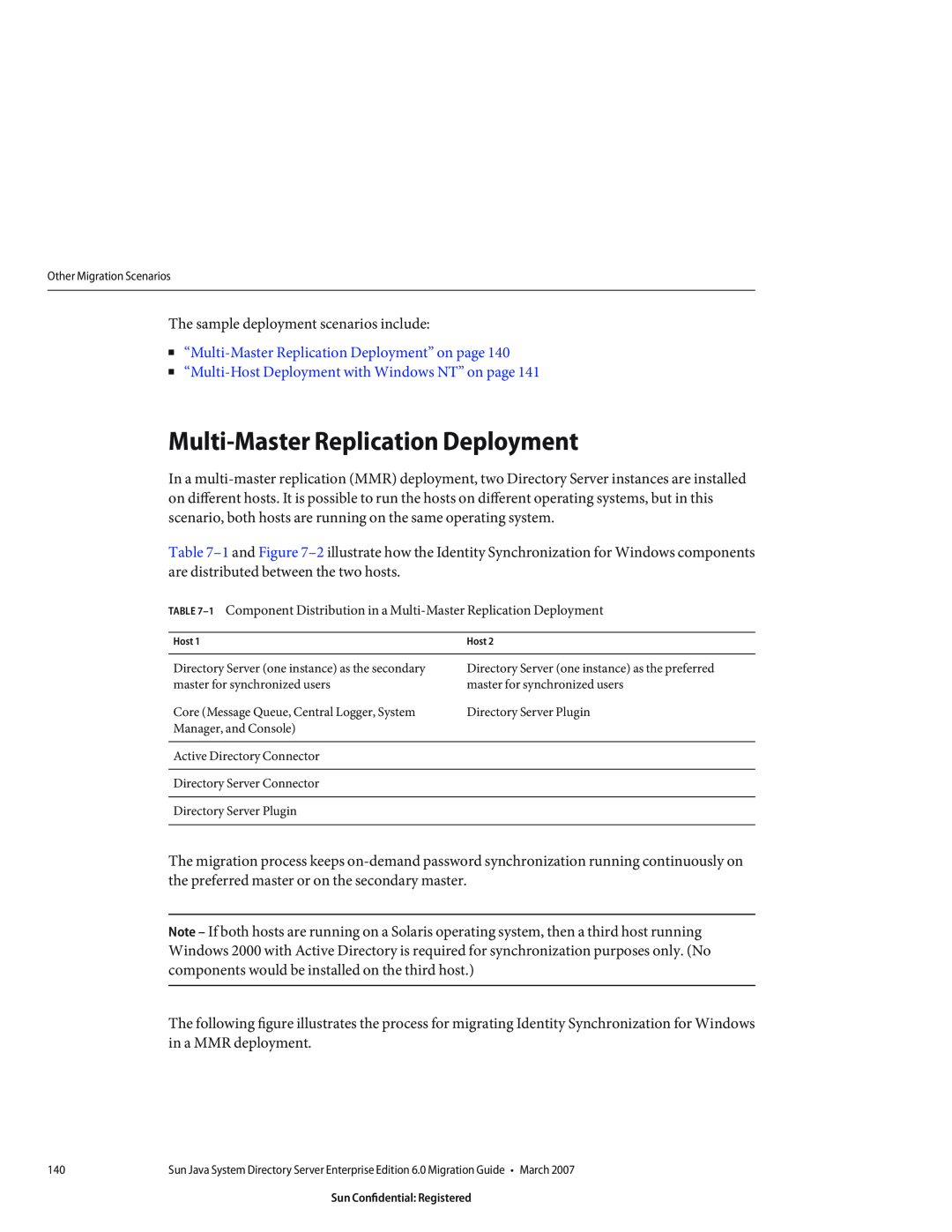 Sun Microsystems 8190994 manual “Multi-Master Replication Deployment” on page 