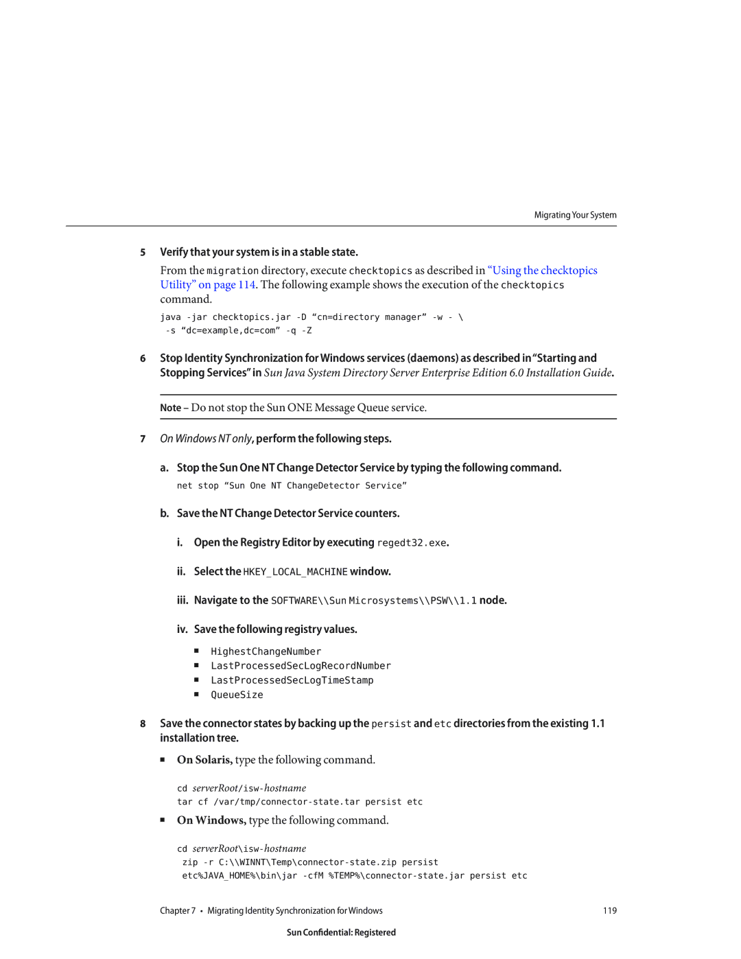 Sun Microsystems 8190994 manual On Solaris, type the following command, On Windows, type the following command 