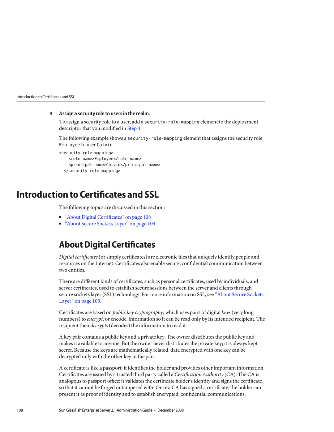 Sun Microsystems 820433510 manual Introduction to Certificates and SSL, About Digital Certificates 